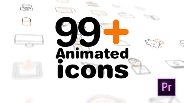 99+ Icons Mogrt